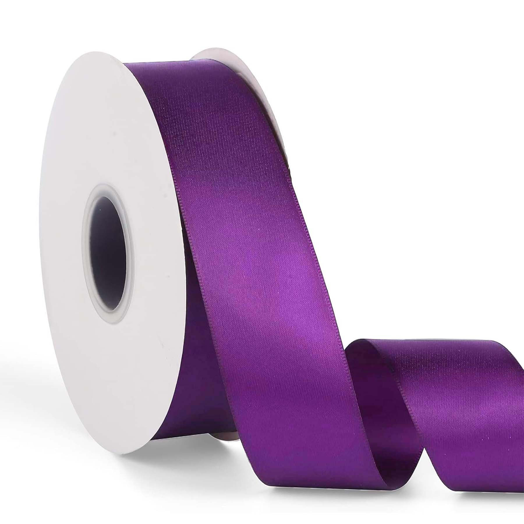 Purple silk ribbon