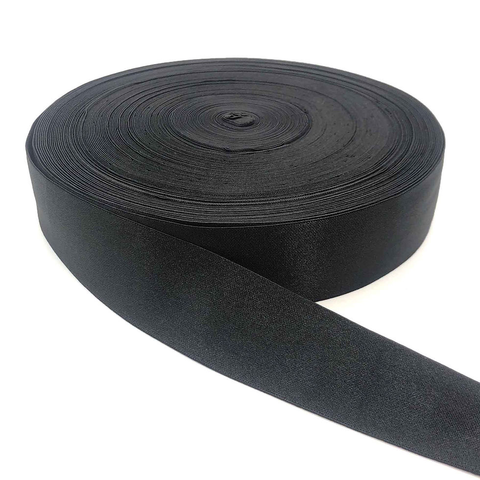 Thumbnail: Black Elastic 4cm wide