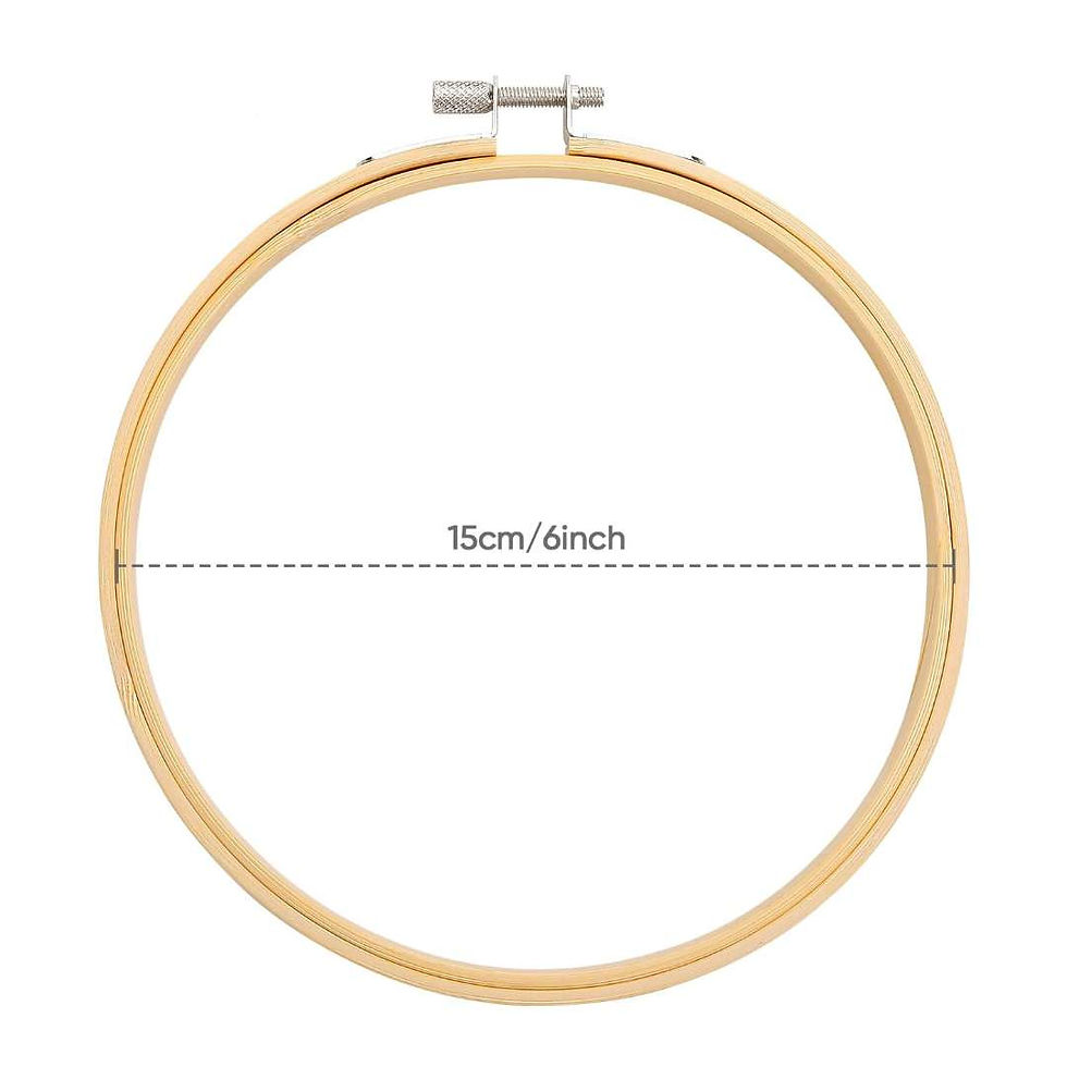 Thumbnail: Embroidery Hoops 3 inch to 16 inch Bamboo Circle Cross Stitch Hoop Rings