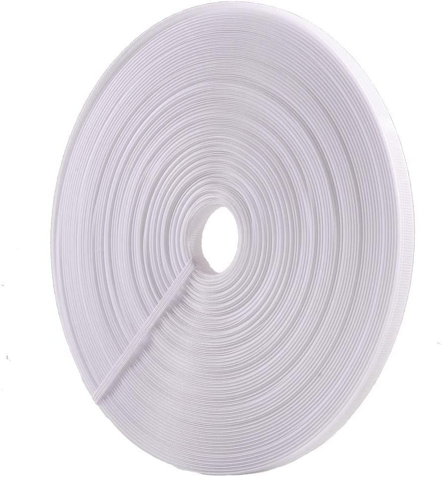 Thumbnail: 50yards Polyester Boning 8/10mm White for Sewing Wedding Dress Corset Boning