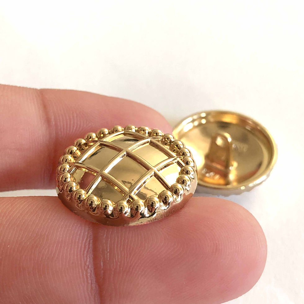 Thumbnail: 6Pcs Metal Button 22mm/18mm Buttons for DIY Crafts Coat Blazer and Jewelry