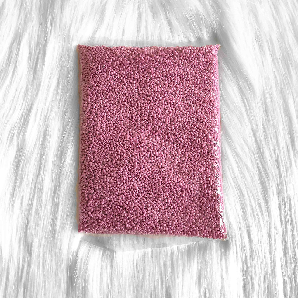 Thumbnail: Light Pink Glass Beads 2mm Seed Beads for DIY Crafts and Jewelry Making