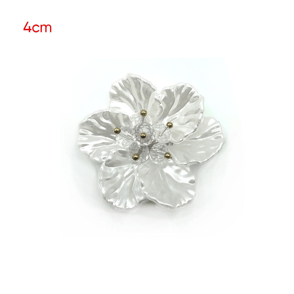 Thumbnail: Natural White Acrylic Flower
