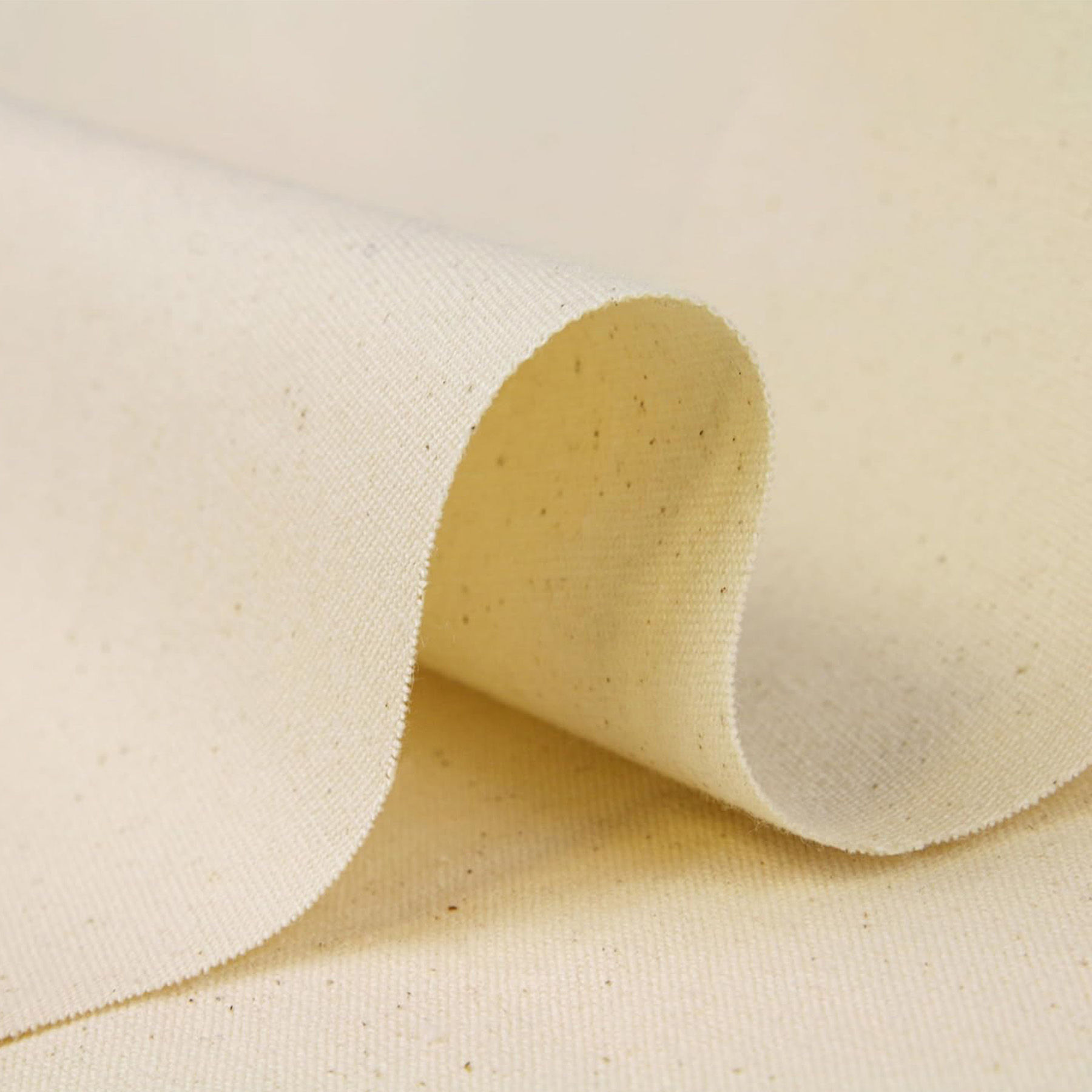 Calico Fabric 100% Cotton Natural Unbleached 140cm Width Canvas for Crafts