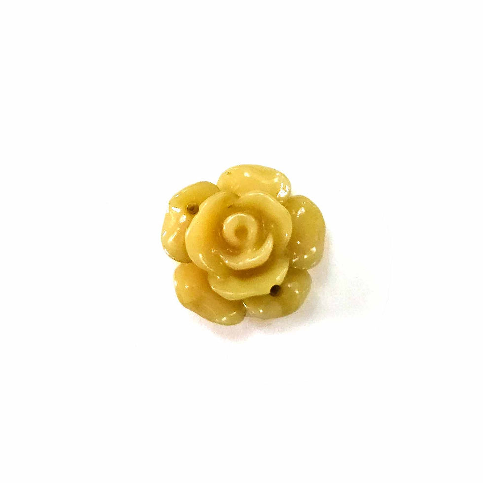 Thumbnail: Mustard Color Acrylic Small Flowers 50 pcs / 100pcs for DIY Crafts Jewelry