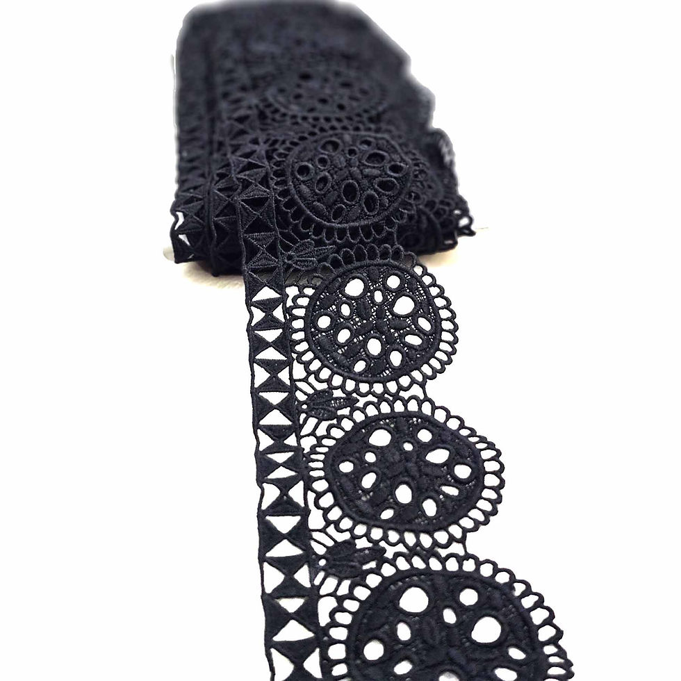 Thumbnail: Black Guipure lace