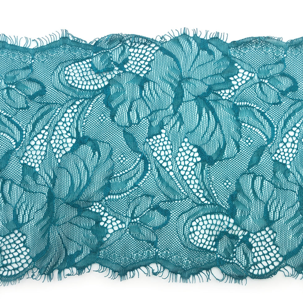 Turquoise French lace