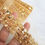 Thumbnail: Golden Embroidery Sequins Border lace