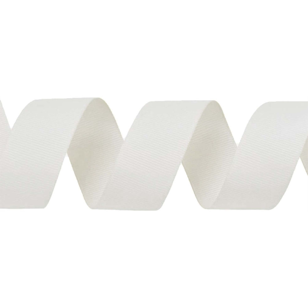 Thumbnail: Off White Grosgrain Ribbon