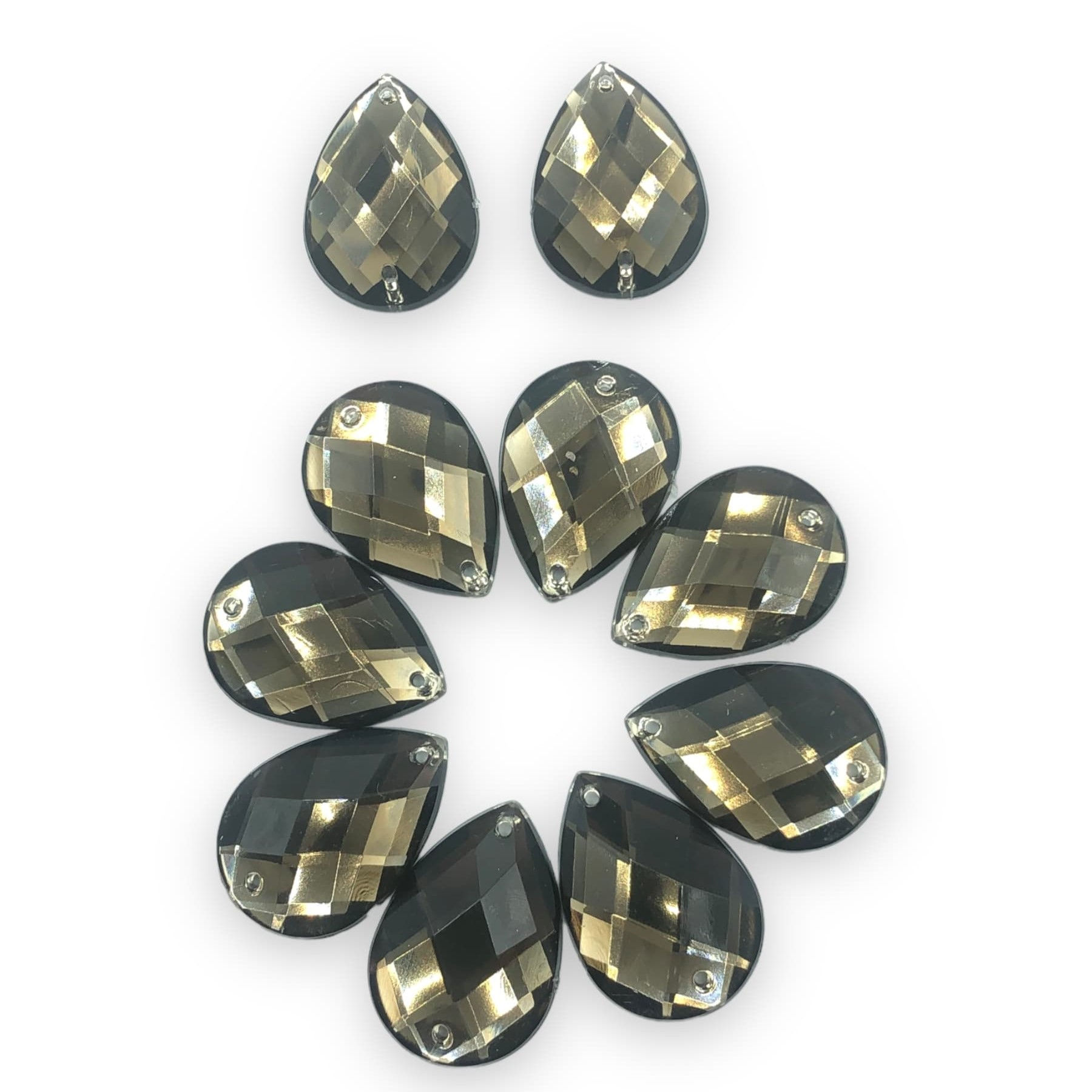 Tear Drop Acrylic Gemstone