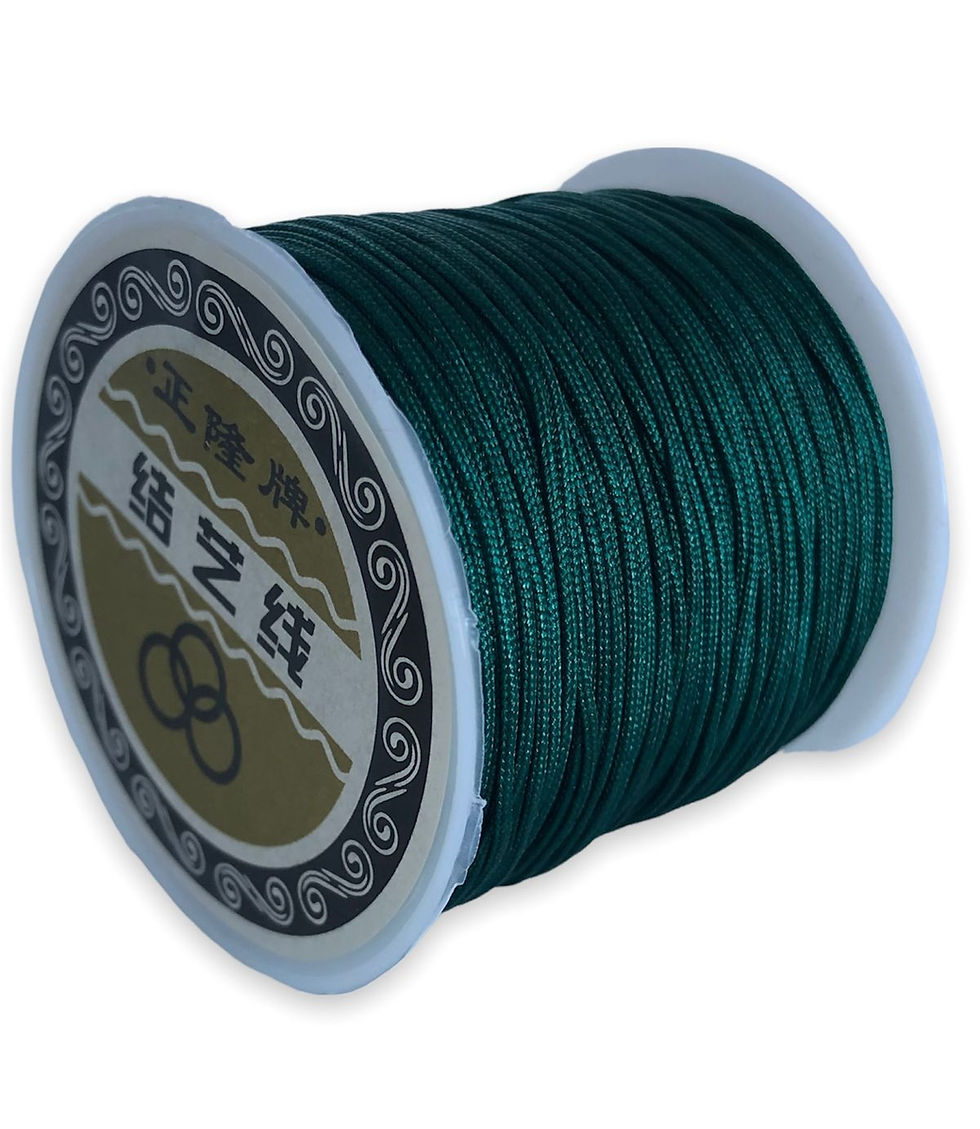 Teal Green Thread Beading String