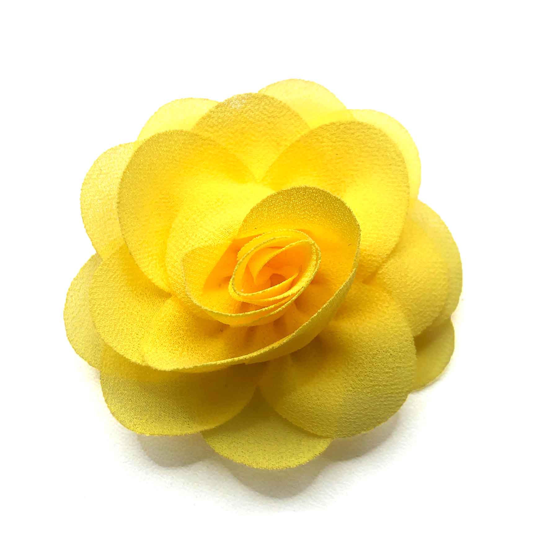 Yellow Fabric Flower
