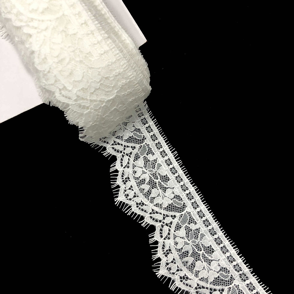 White French border Lace