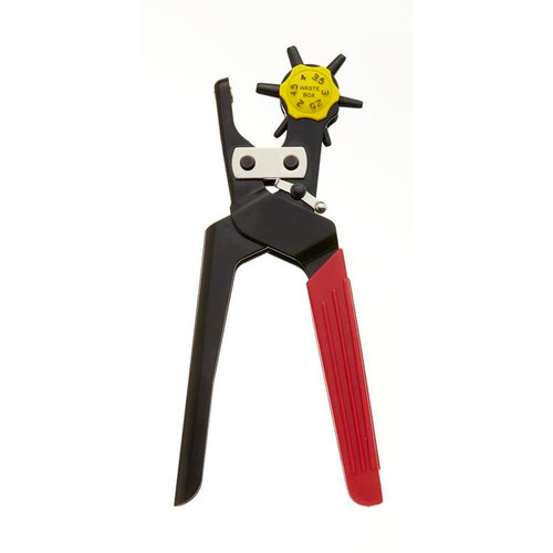 Heavy Duty Leather Hole Punch Red & Black Ribbons.ae