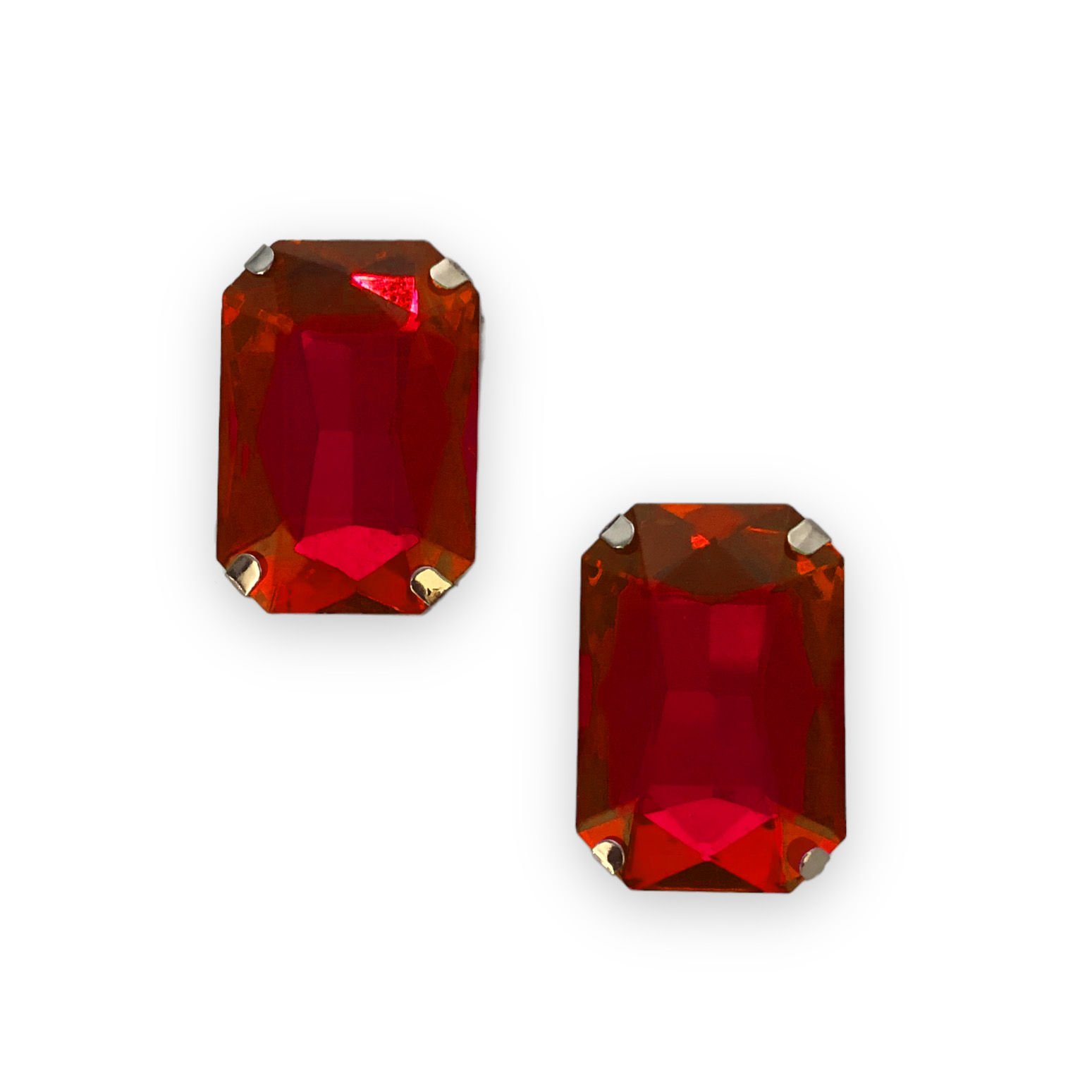 Siam big rectangle crystal