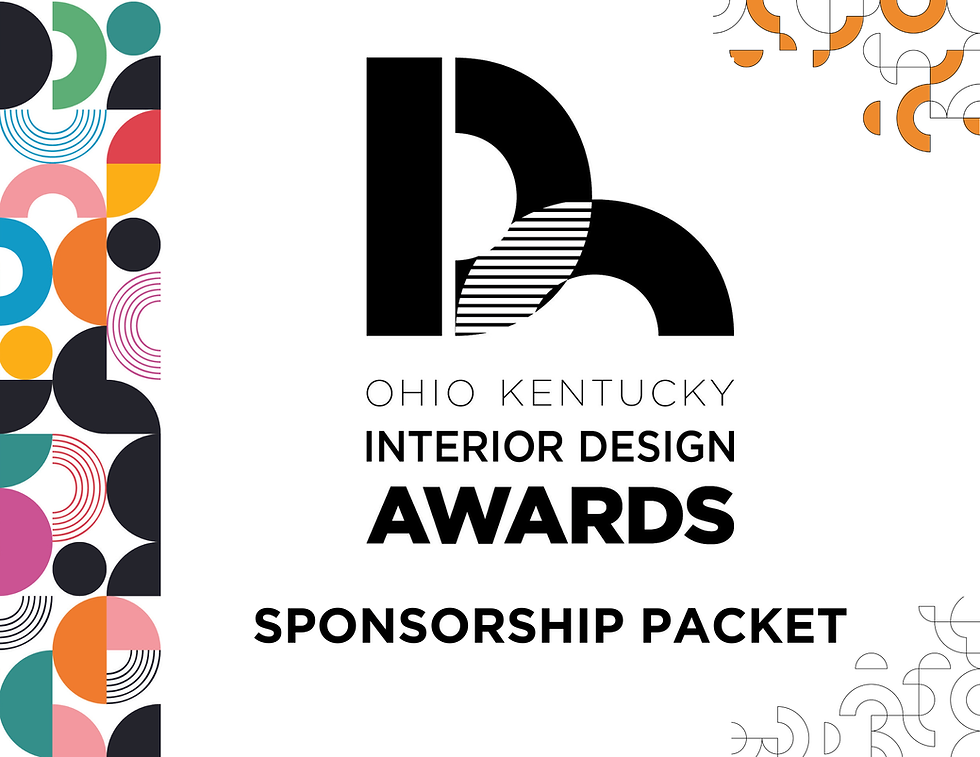 2026 IIDA Ohio Kentucky Design Awards Sponsorship Package