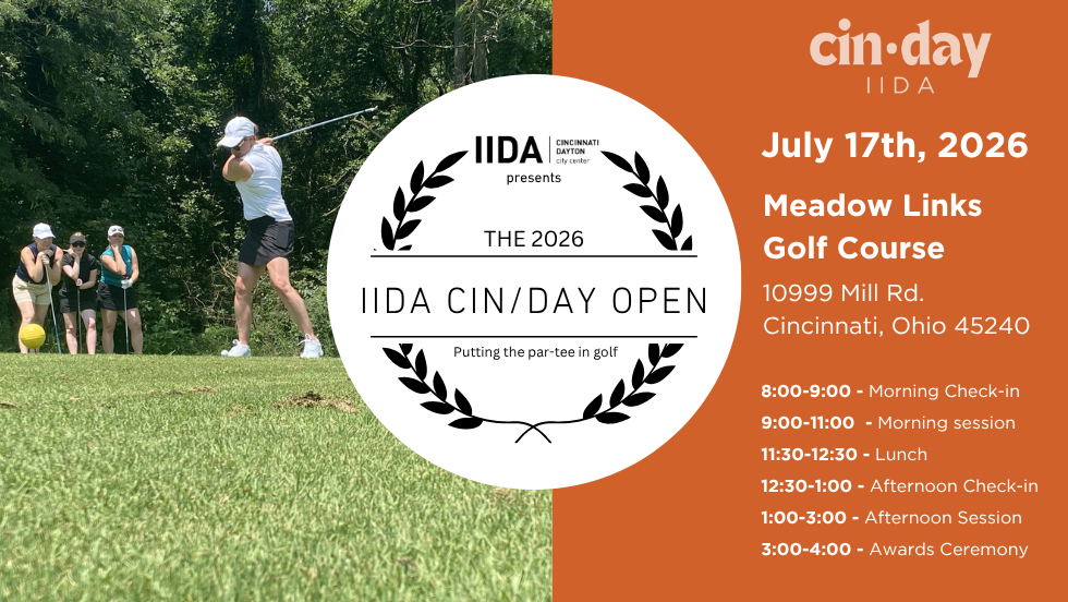 The 2026 IIDA CIN/DAY Open - Sponsorship