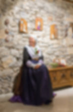 Costume tradizionale in una casa carsica