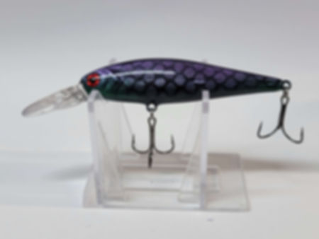 B&D 3" Jerk Bait Purple n Green Night Raider 