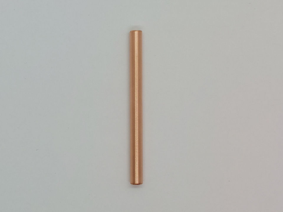 ASTM D2070 polished copper test rod specimen