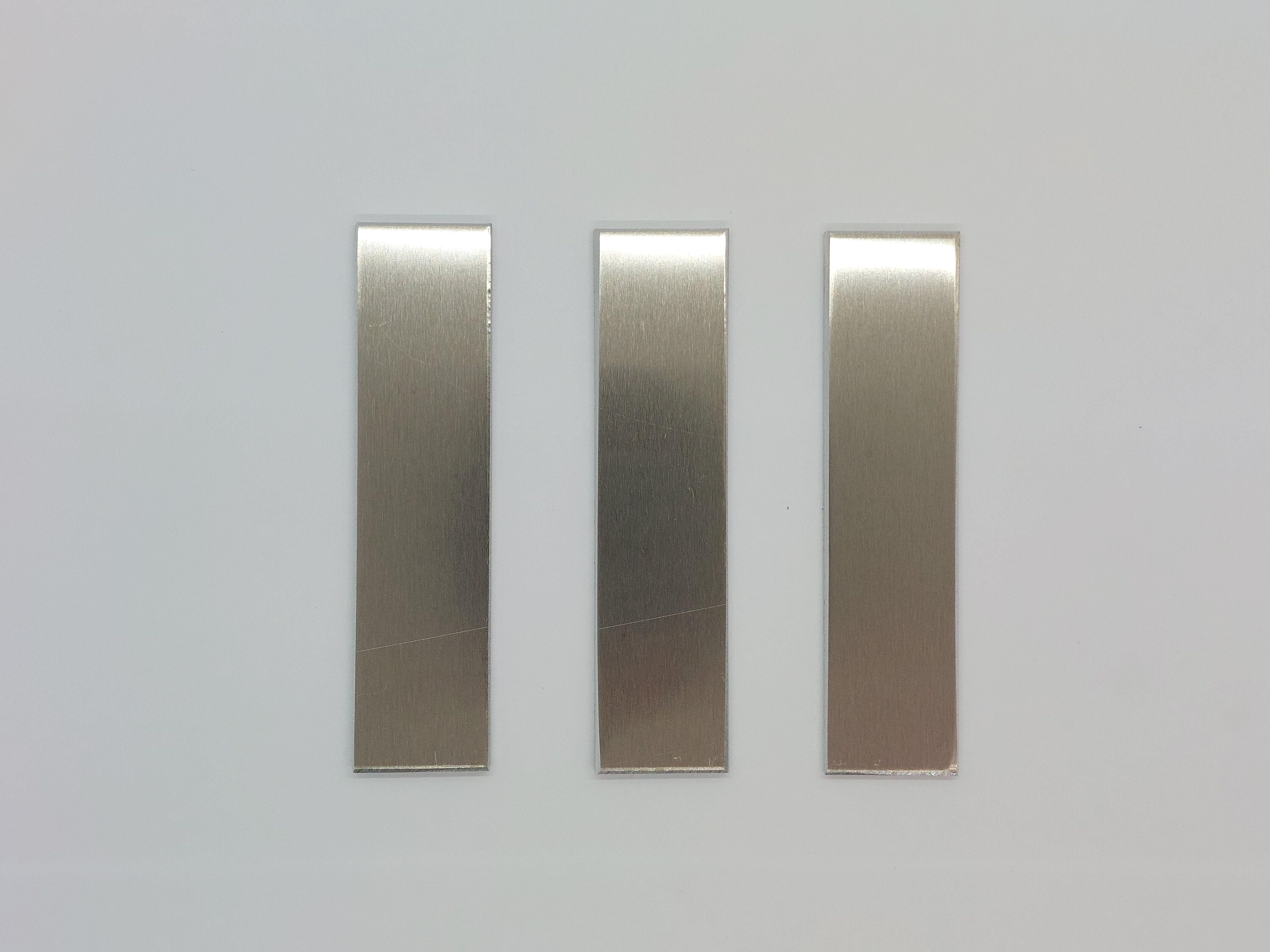 25mm x 100mm metal lap shear test specimens for ISO 4587
