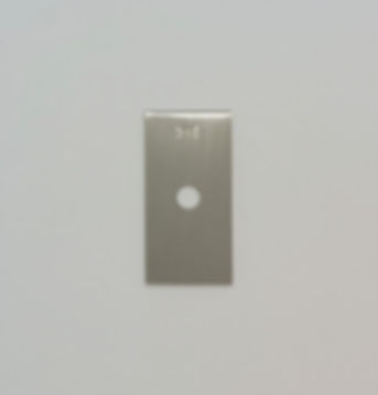 316 stainless steel polished corrosion test coupon specimen