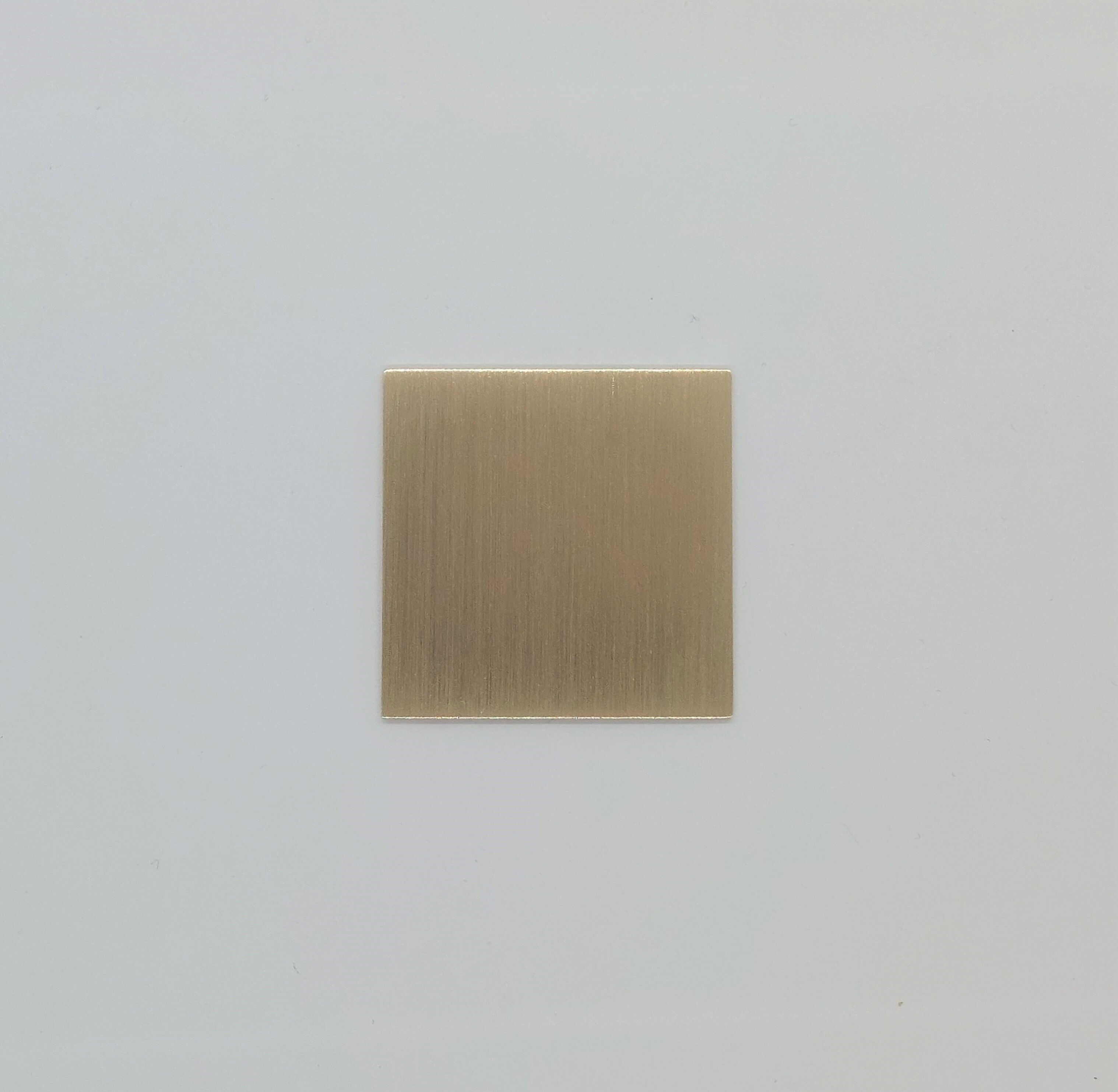 polished AMS 4616 silicon-iron-bronze test coupon panel specimen