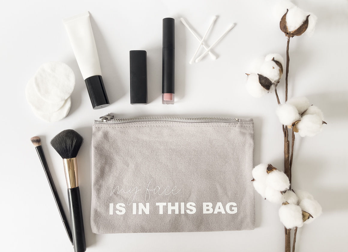 Kosmetiktasche "my face..."