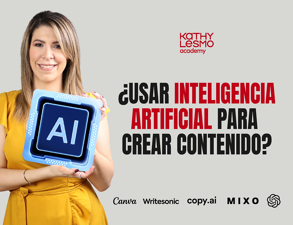 ¿Usar inteligencia artificial para crear contenido?