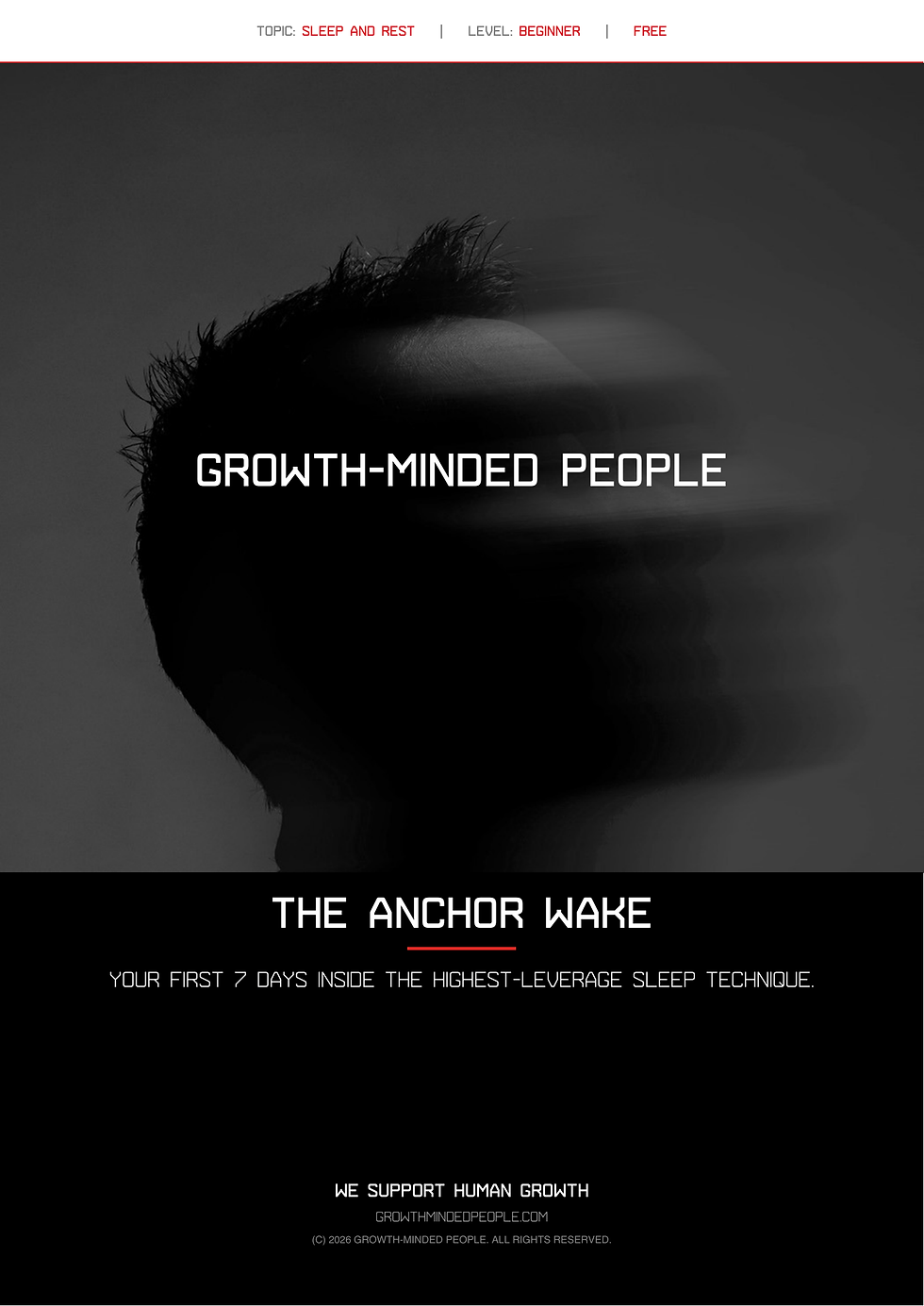 The Anchor Wake — Free Starter Guide — cover preview