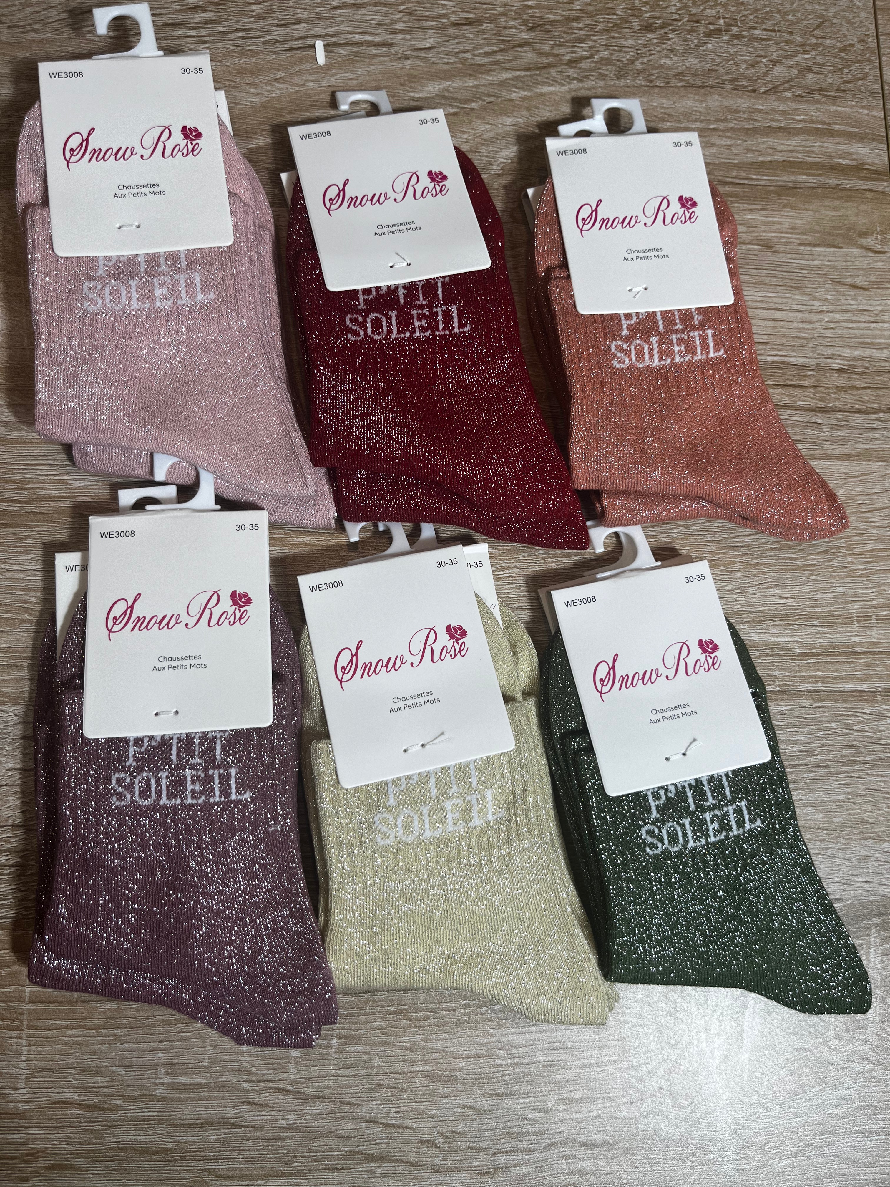 Chaussettes « p’tit soleil » 