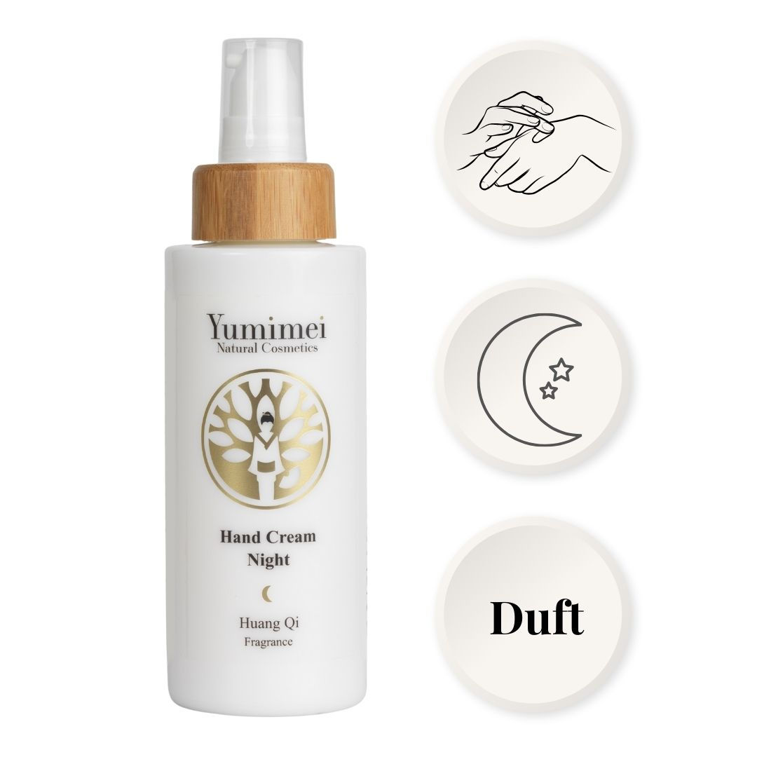 HAND CREAM NIGHT - Anti-Aging HUANG QI mit frischem Lemongrass Duft