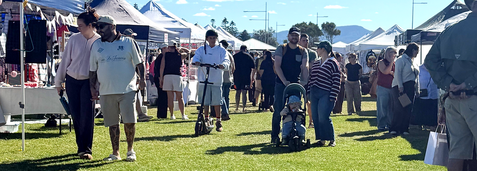 visitors at The Nest Market_Reddall Rese