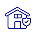 Anchored Lock Service Home Security Icon