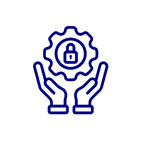Anchored Lock Service Insurance Cover Icon