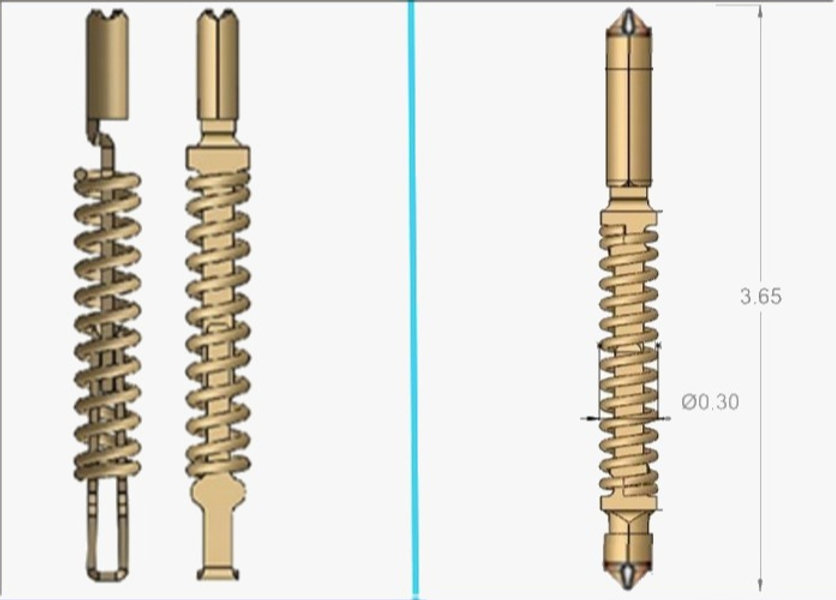 Threaded Spring Contacts Installation HIGH SPEED “BARRELESS” SPRING CONTACTS