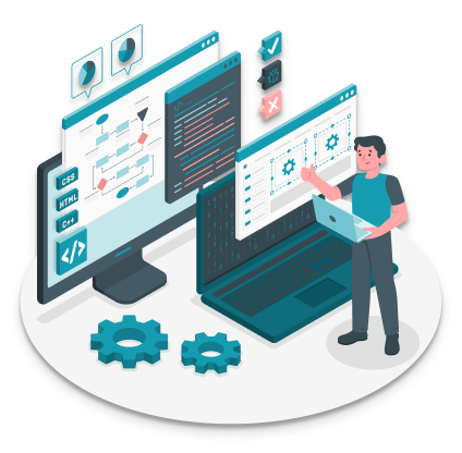 Una persona analizando procesos