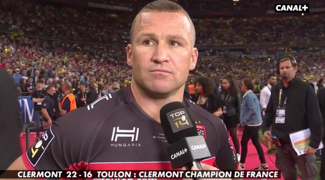 (Top 14) Discours pour le dernier match de Matt Giteau avec le RCT