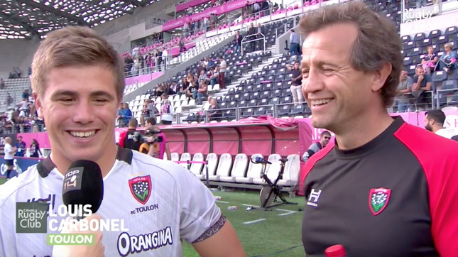(vidéo) Réaction de Louis Carbonel après sa première en Top 14