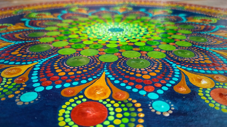 תמונה ממוזערת: מנדלה מנוקדת - תפילה לגשם