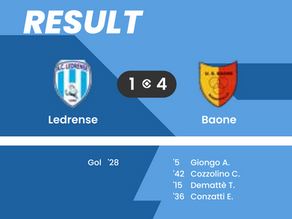 Juniores Baone, quarta vittoria consecutiva: 4-1 in trasferta contro la Ledrense! 🔥