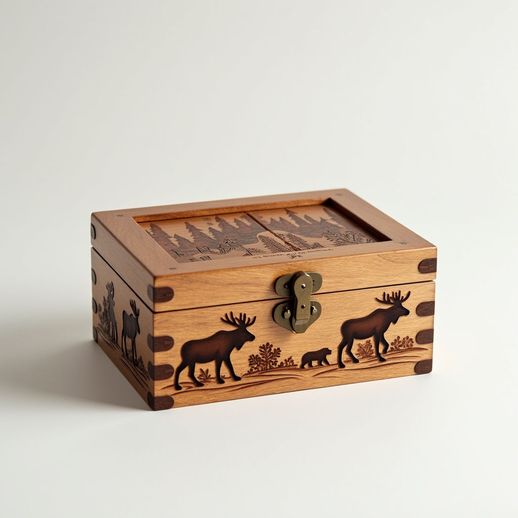 Alaskan Wildlife Puzzle Box