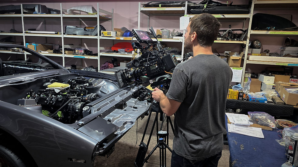Logan Wilson utilizing the Blackmagic Design 12k OLPF with DZO Film Zooms with a follow focus and pulling from Tilta