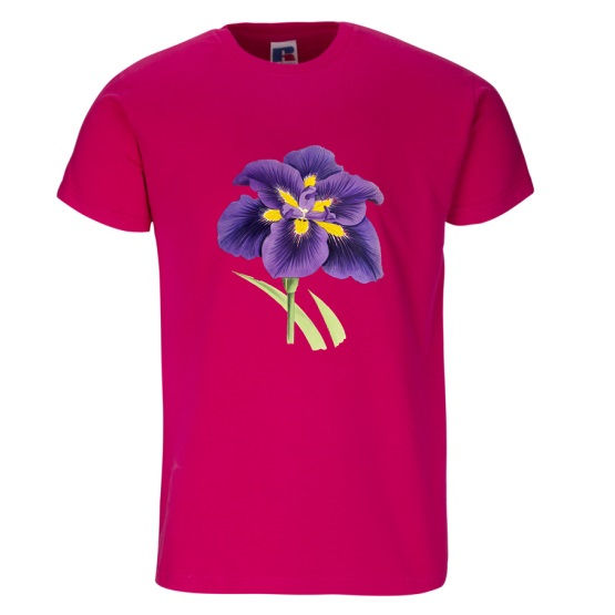 Thumbnail: "Iris" Cotton Print Tee