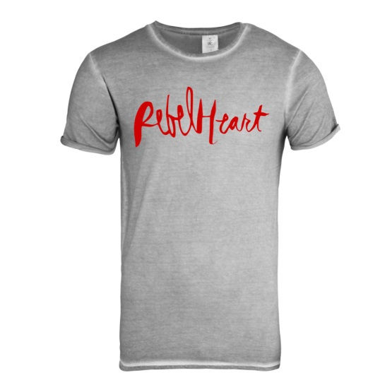 Thumbnail: Madonna "Rebel Heart" Denim Dyed Cotton Tee