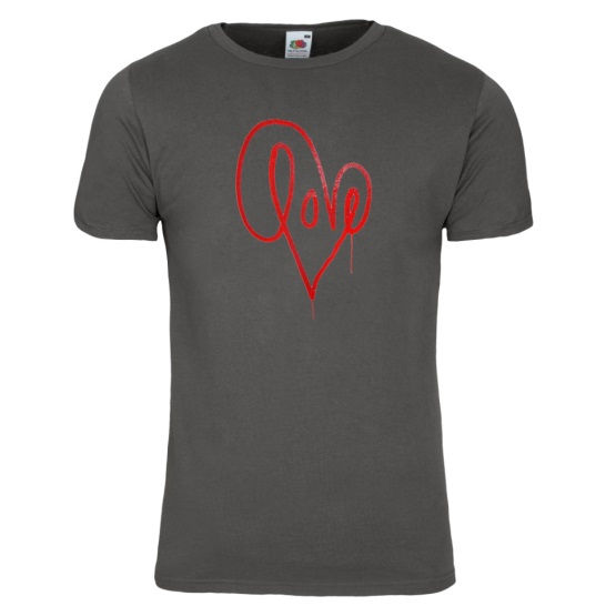 Thumbnail: "Love Paint Cotton Print T-Shirt