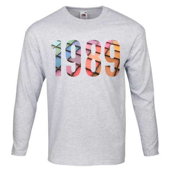 Thumbnail: Taylor Swift "1989" Long Sleeve Cotton Print T-Shirt