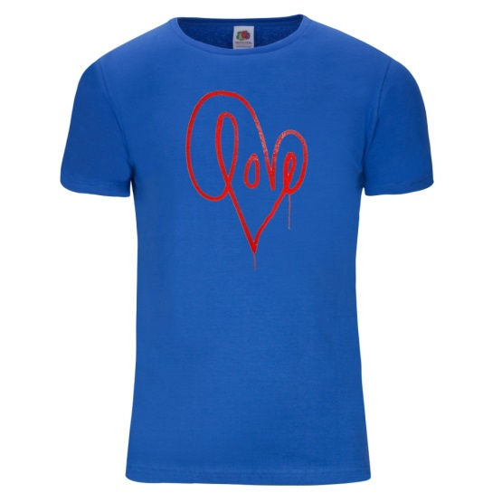 Thumbnail: "Love Paint Cotton Print T-Shirt