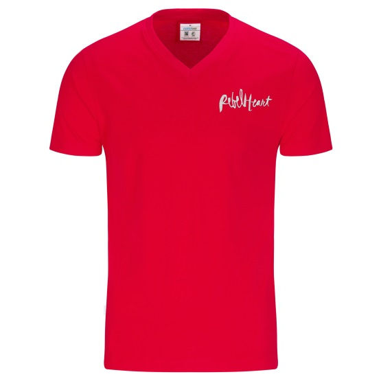Thumbnail: Madonna "Rebel Heart" Super Deluxe Embroidered V-Neck T-Shirt (Red)