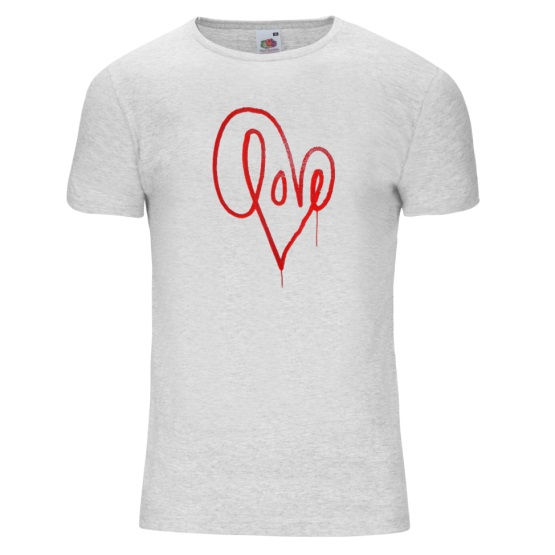 Thumbnail: "Love Paint Cotton Print T-Shirt